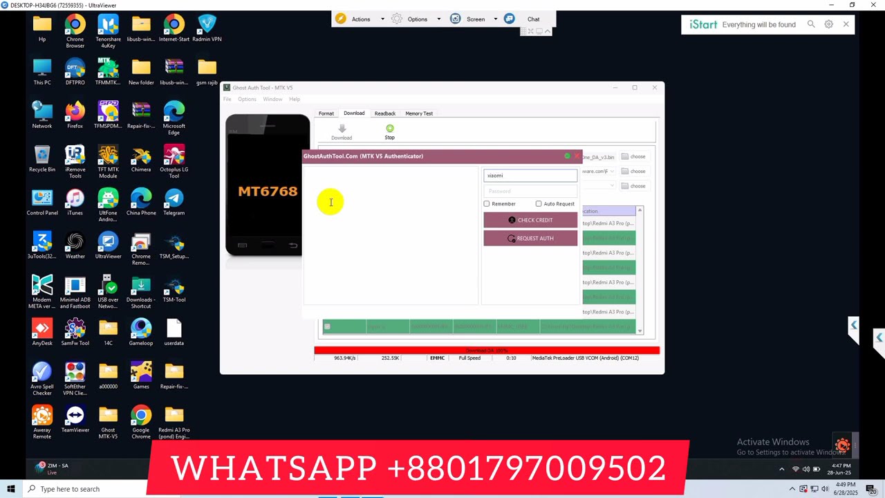 XIAOMI REDMI 14C LAKE & POND DEAD PRELOADER PORT ONLY FIX & DA ERROR SYSTEM DESTROY FIX ENG FLASH