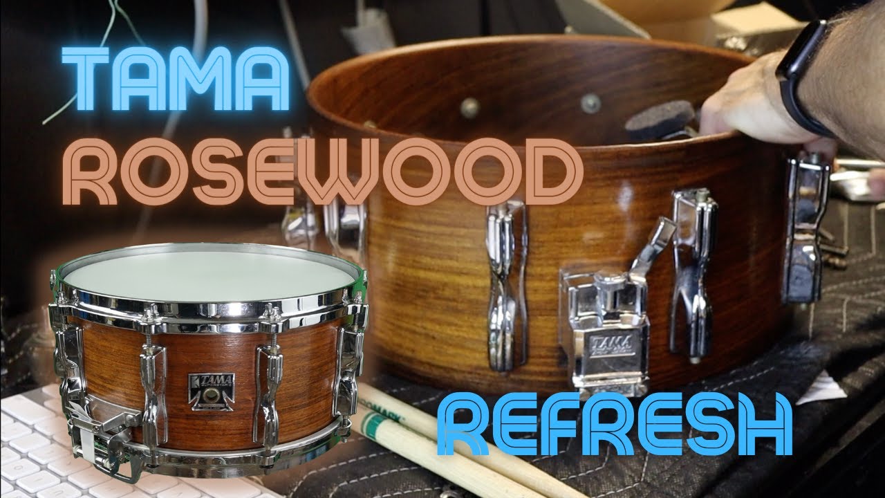 Обновление малого барабана Tama Rosewood Mastercraft