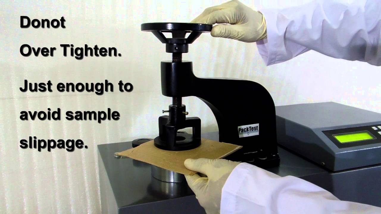 Bursting Strength Tester - Model 810DM - Video Guide - By PackTest.com