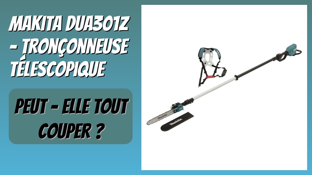 AVIS (2026) : Makita DUA301Z - Tronçonneuse télescopique. DÉTAILS