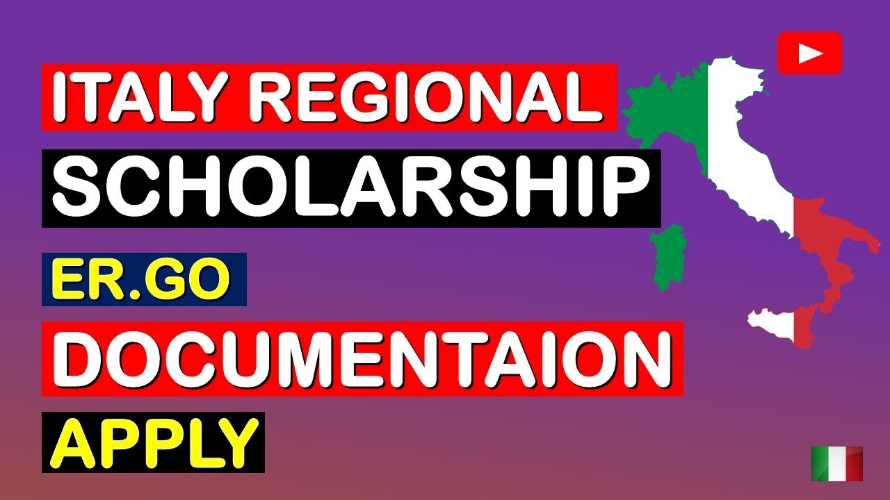 ER.GO Regional Scholarship ITALY | For University of Bologna, Ferrara, Parma, Modena and Reggio