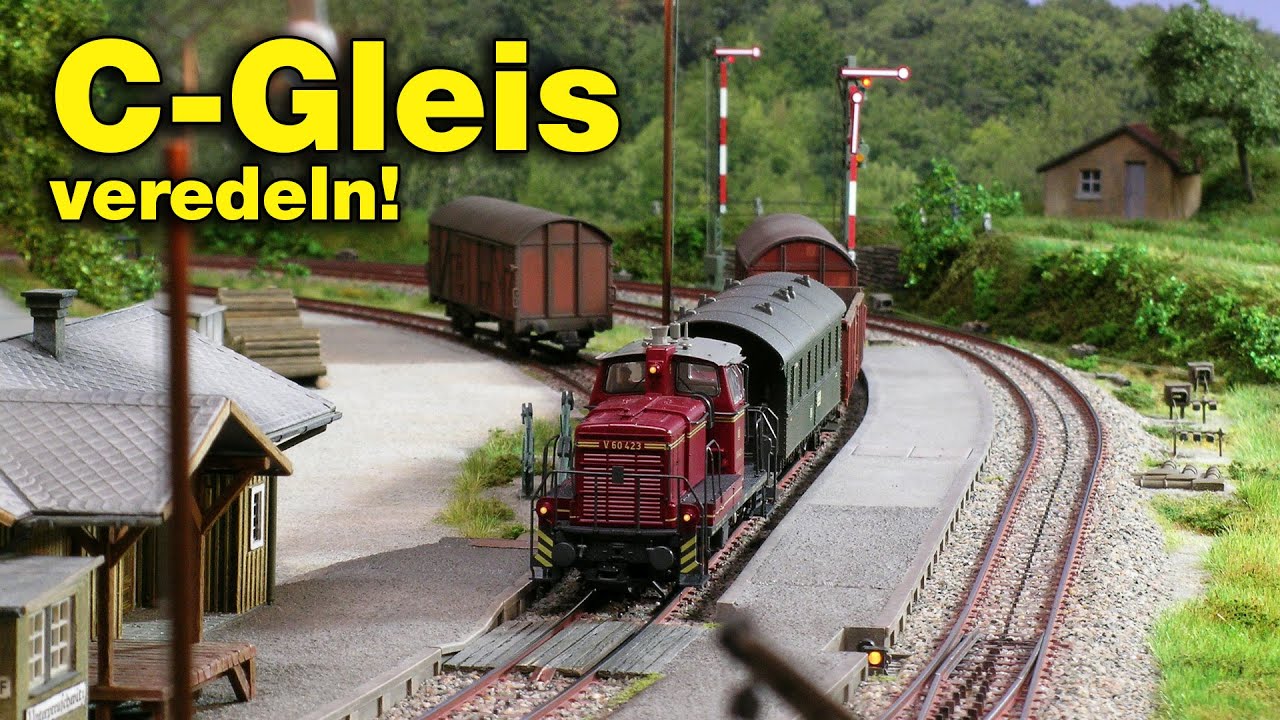 Das GLEISFELD entsteht: Bahnsteige, Schotter, Details mechanischer Stw-Technik #Unterpreuschwitz 02