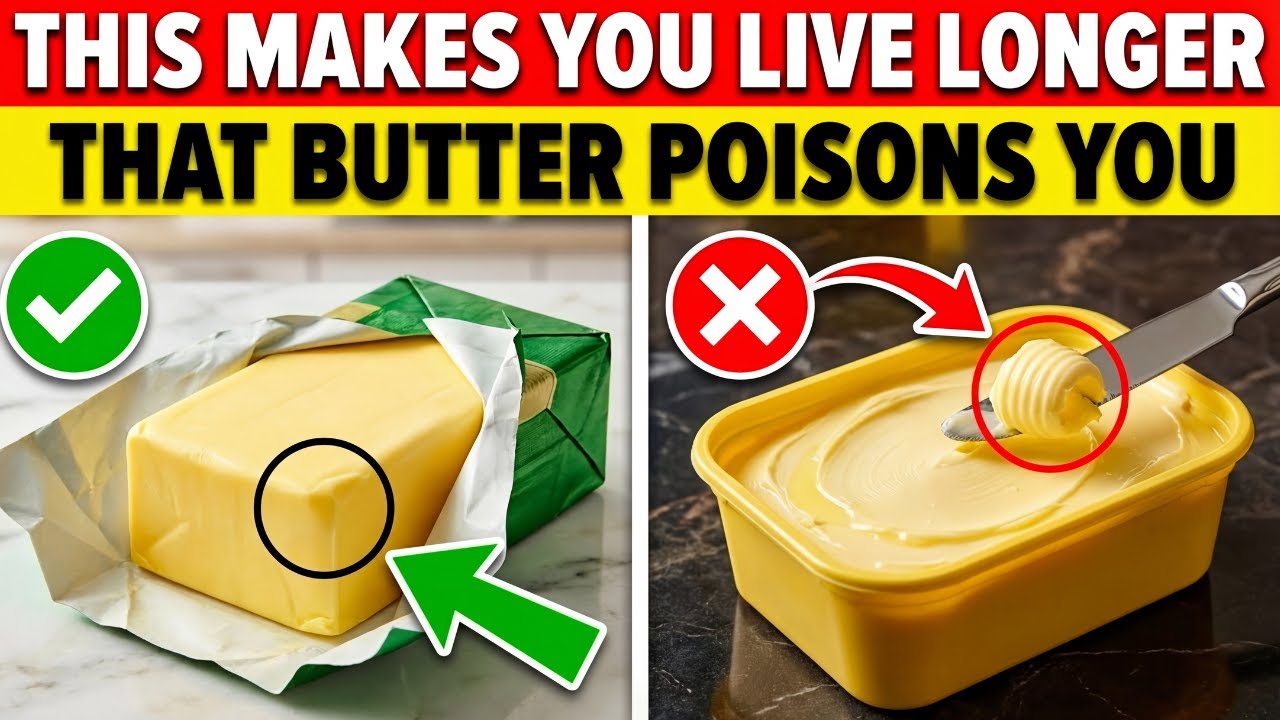Over 60? 4 DANGEROUS Butters You Should NEVER Touch and 4 You MUST Eat Daily | Senior Health Tips
