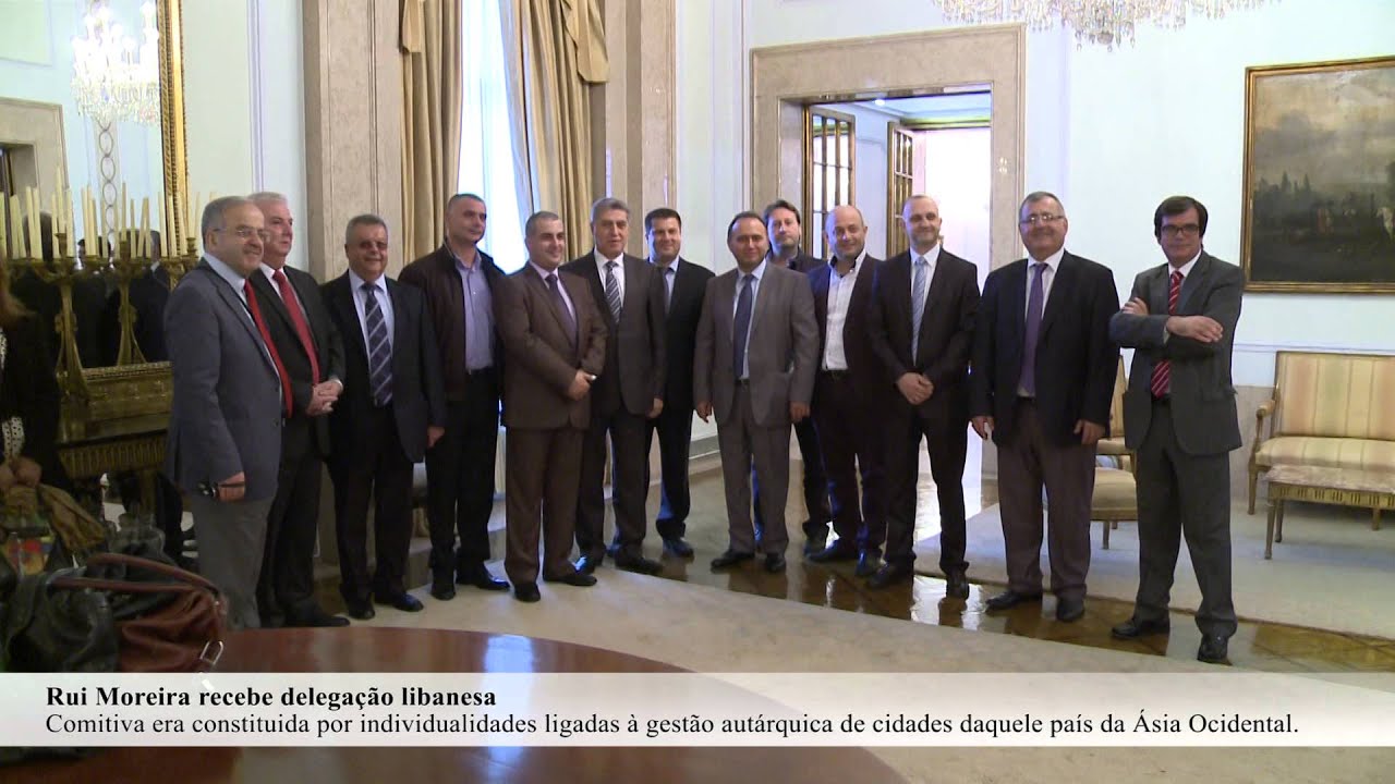 Rui Moreira recebe delega&ccedil;&atilde;o libanesa