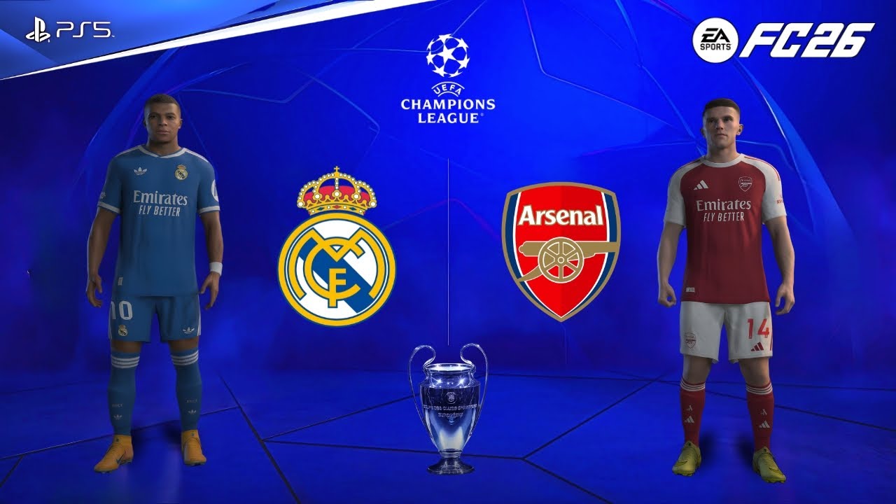 FC 26 - Real Madrid vs Arsenal ⚽ | Epic UEFA Champions League Match | Full Gameplay 4K Ultra HD