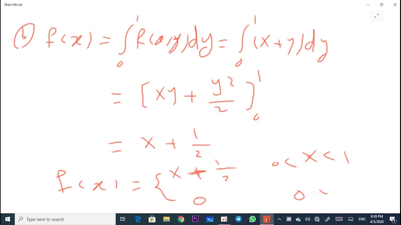 Joint probability distributions  examples part (2)