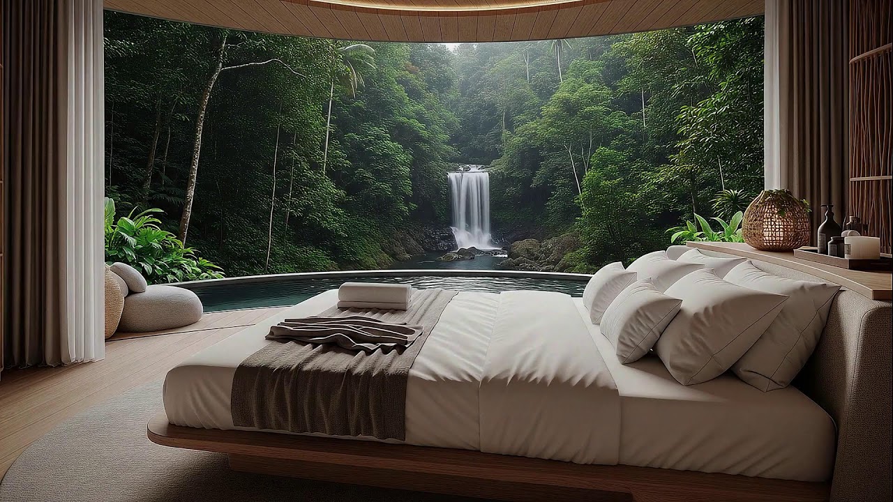 River Sounds for Inner Calm at Night | Deep Sleep Music and Calm Piano for Stress Relief