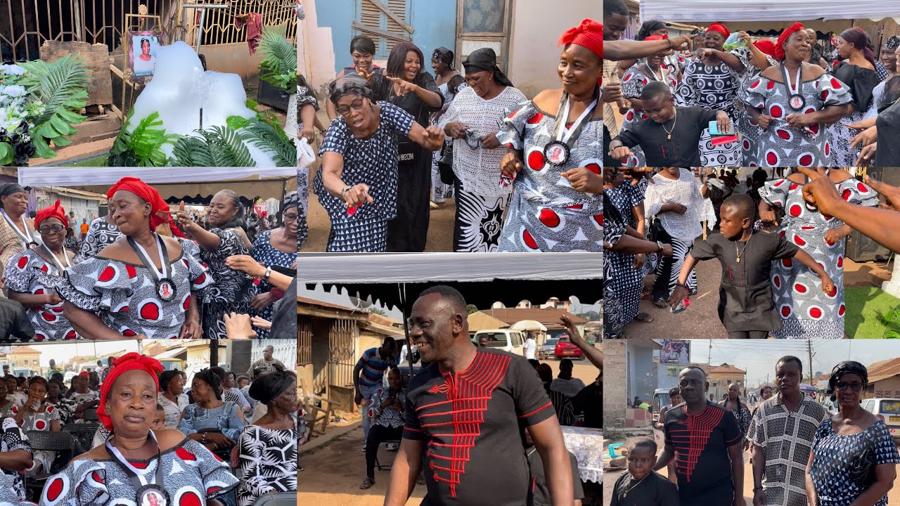 Akrobeto,Abronomaa showed ❤️ to Maa Yaa at her mother’s funeral 😭full video 🔥❤️