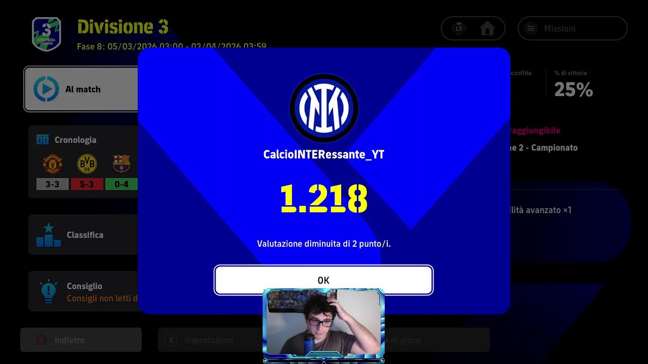 Efootball || RICOMINCIAMO! INTER ORIGINALE VERSO LA DIV 1! PACK OPENING PER ADRIANO?