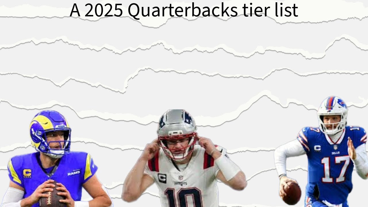 I Tier listed the 2025 Quarterbacks based on regular season