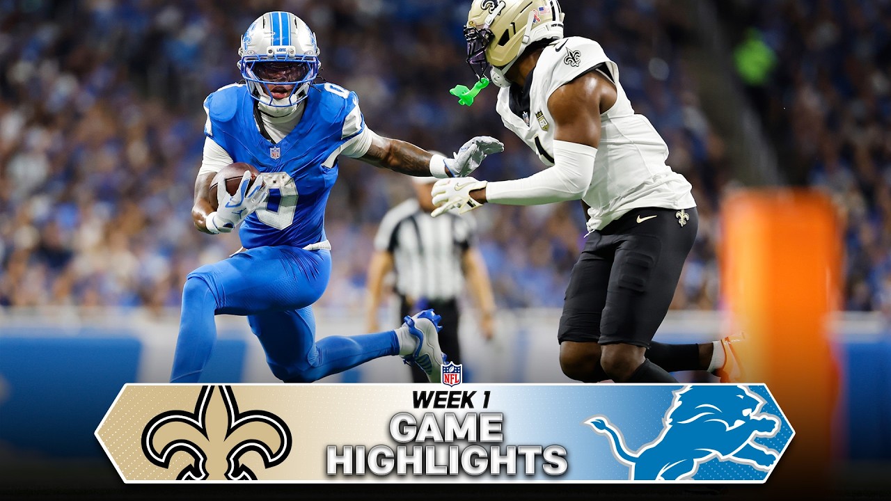 New Orleans Saints vs. Detroit Lions Game Highlights | NFL 2026 Season Week 1