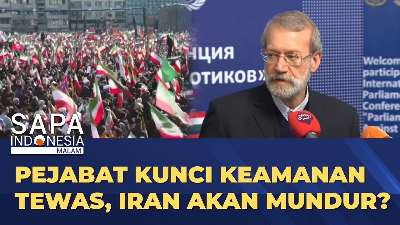 Ali Larijani Sekretaris Pejabat Kunci Militer Iran Tewas Dalam Serangan Israel | SAPA MALAM