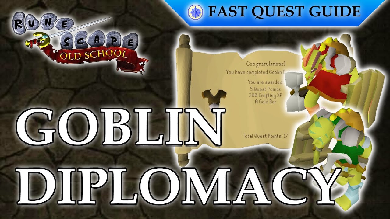 Goblin Diplomacy Quest | OSRS Quick Guide [2023]