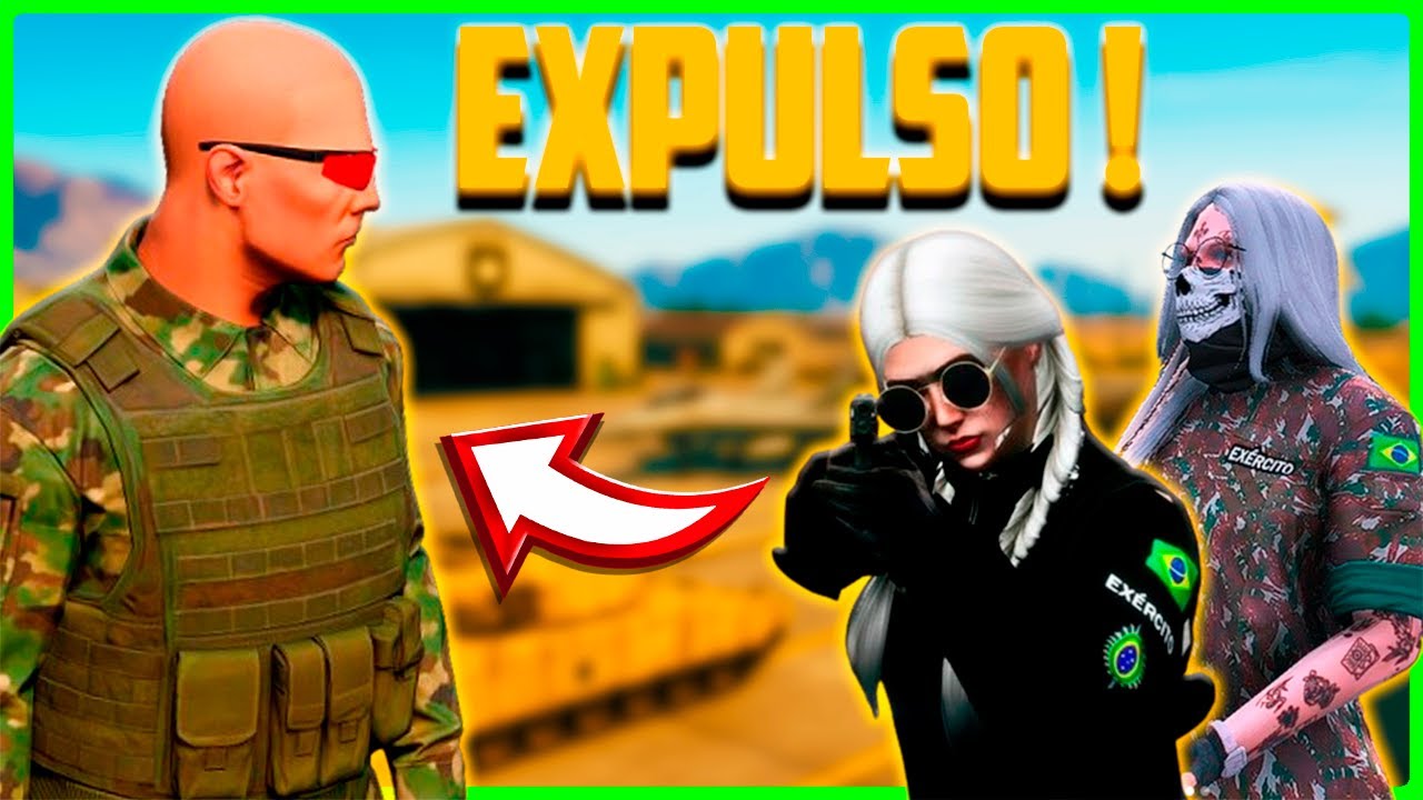 FUI EXPULSO do RECRUTAMENTO do EXÉRCITO no GTA RP (HAWK PROFESSOR)