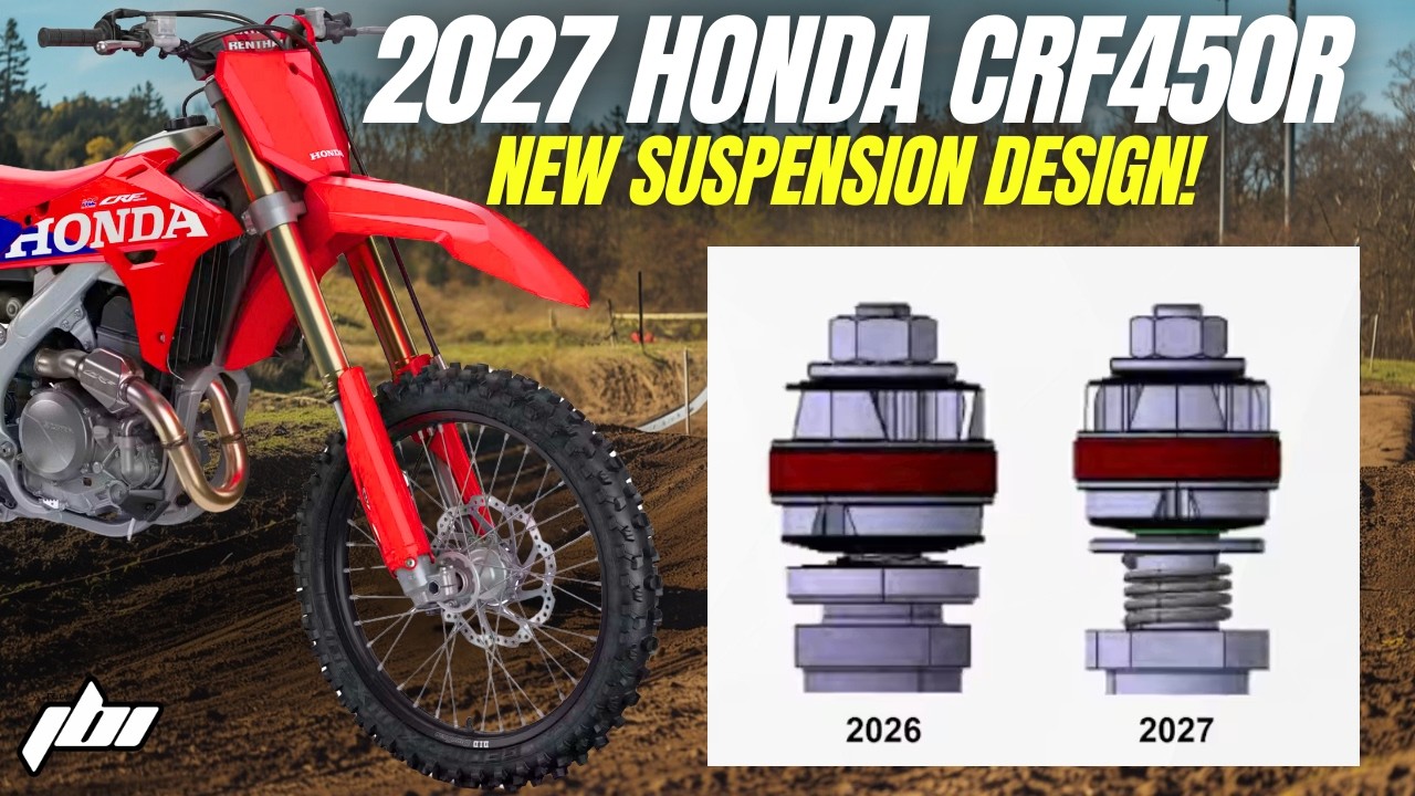 Совершенно новая конструкция подвески Honda для CRF450R 2027 года | Лучше, хуже или другая?