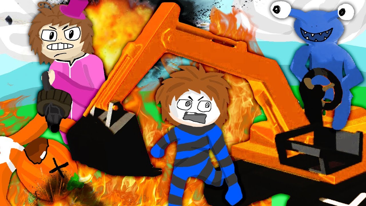 Ich Bagger Zombey, Paluten und Manu weg