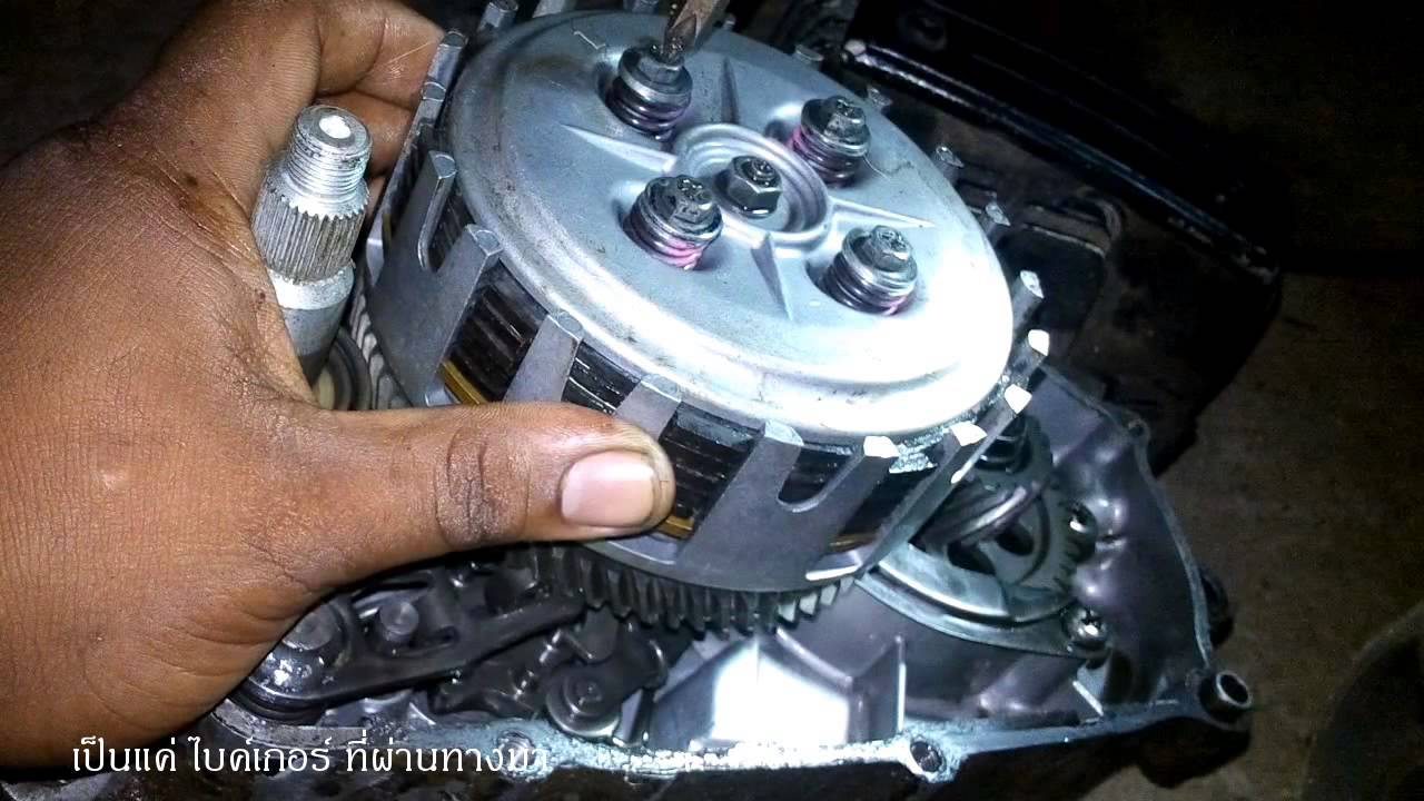 ไบค์เกอร์ รีวิวประกอบเครื่อง ด้านฝังครัช Yamaha RXZ