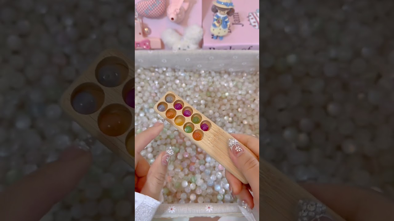 10mm color-changing beads#beads #charm #diybracelet #diykeychain #asmr #packingorders