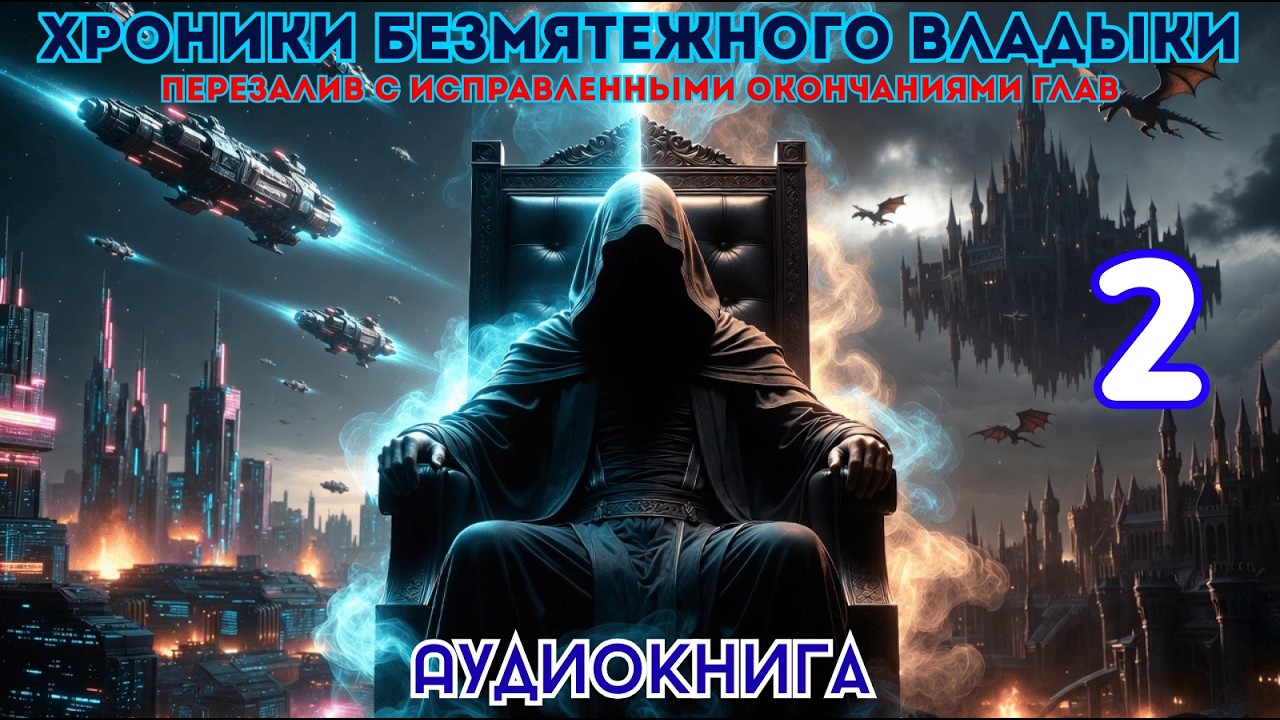 Полная Аудиокнига - 2 | ПЕРЕЗАЛИВ | Хроники Безмятежного Владыки | [Название 2-й книги] | Попаданцы
