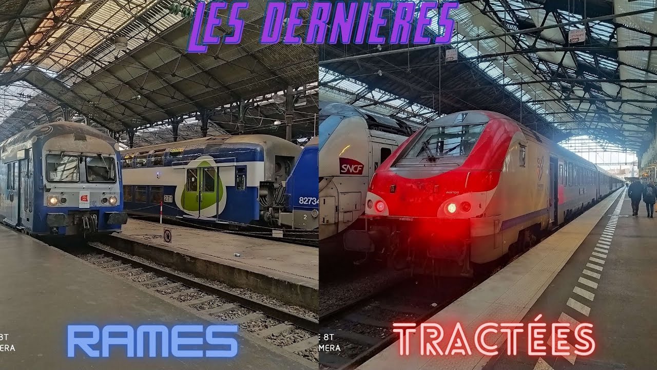 Les derniers rames tractées de la région Parisienne