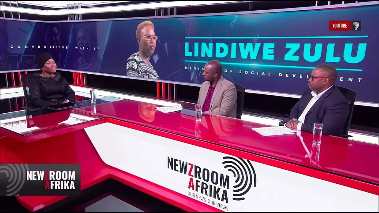 Part 1: Minister of Social Development Lindiwe Zulu joins Thabo Mdluli and Aubrey Masango