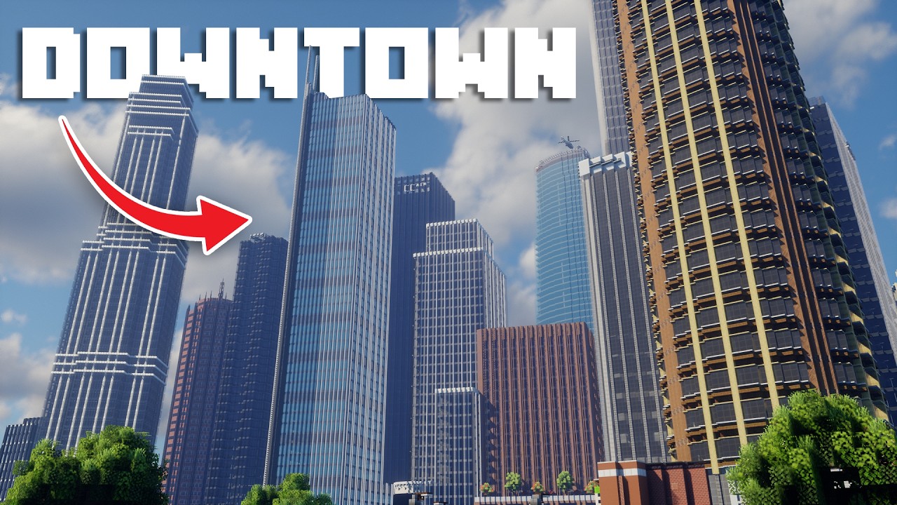 Expanding our Minecraft City's Downtown!