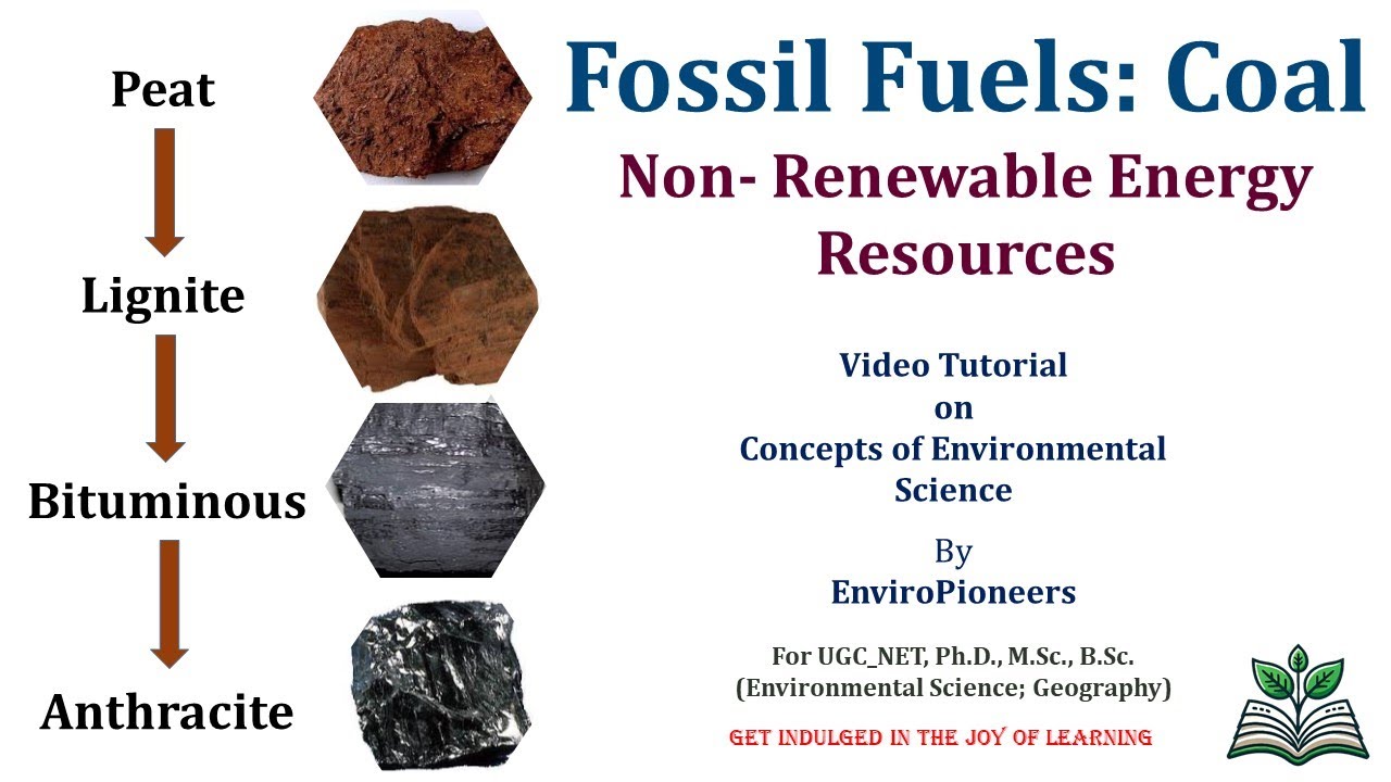 EEL6: Fossil fuels- Coal [Non Renewable Energy Resources] | Environmental Science | UGC NET