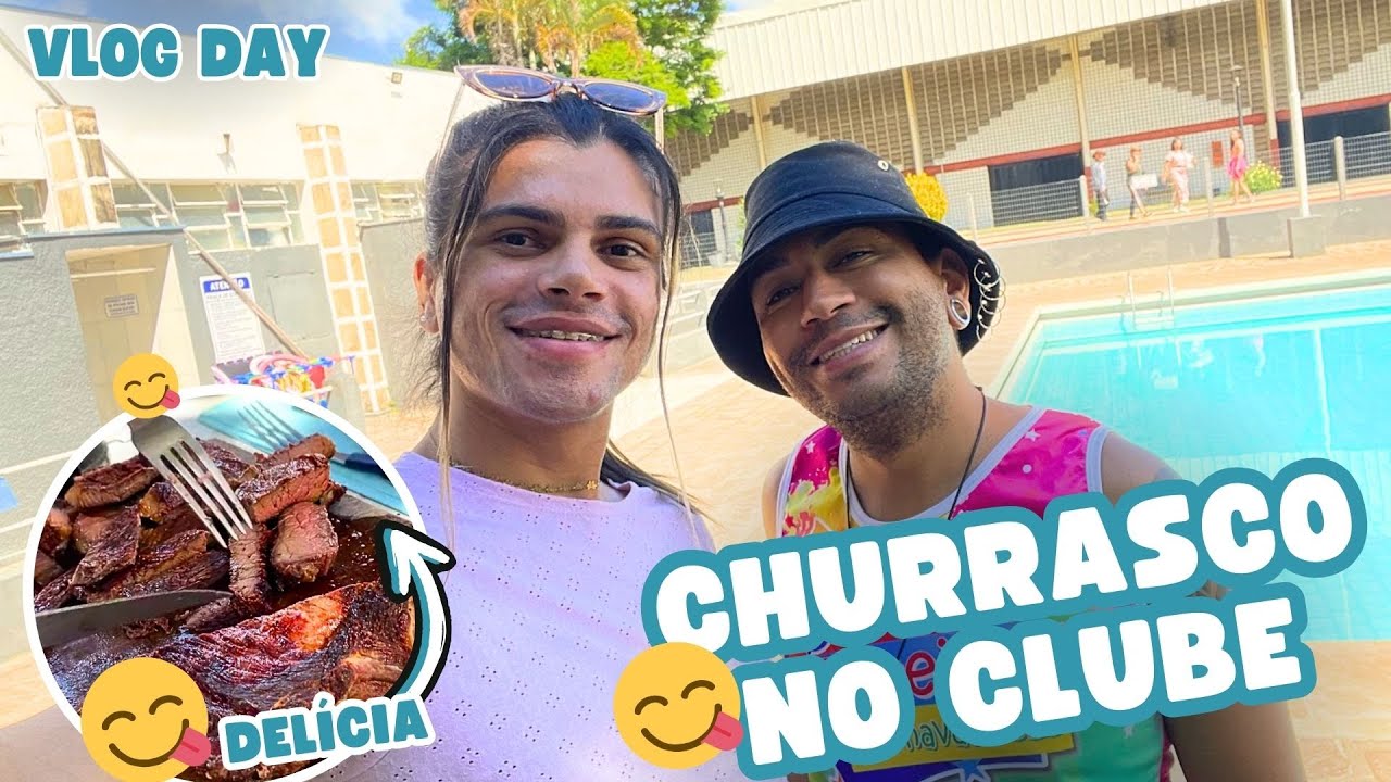 TEVE CHURRASCO EM FAMÍLIA NO CLUBE | jay streamer