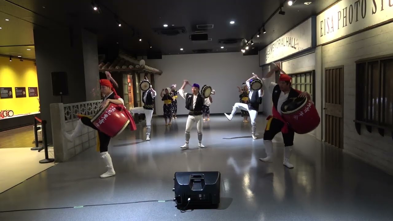 エイサー会館定期演舞　沖縄市諸見里青年会