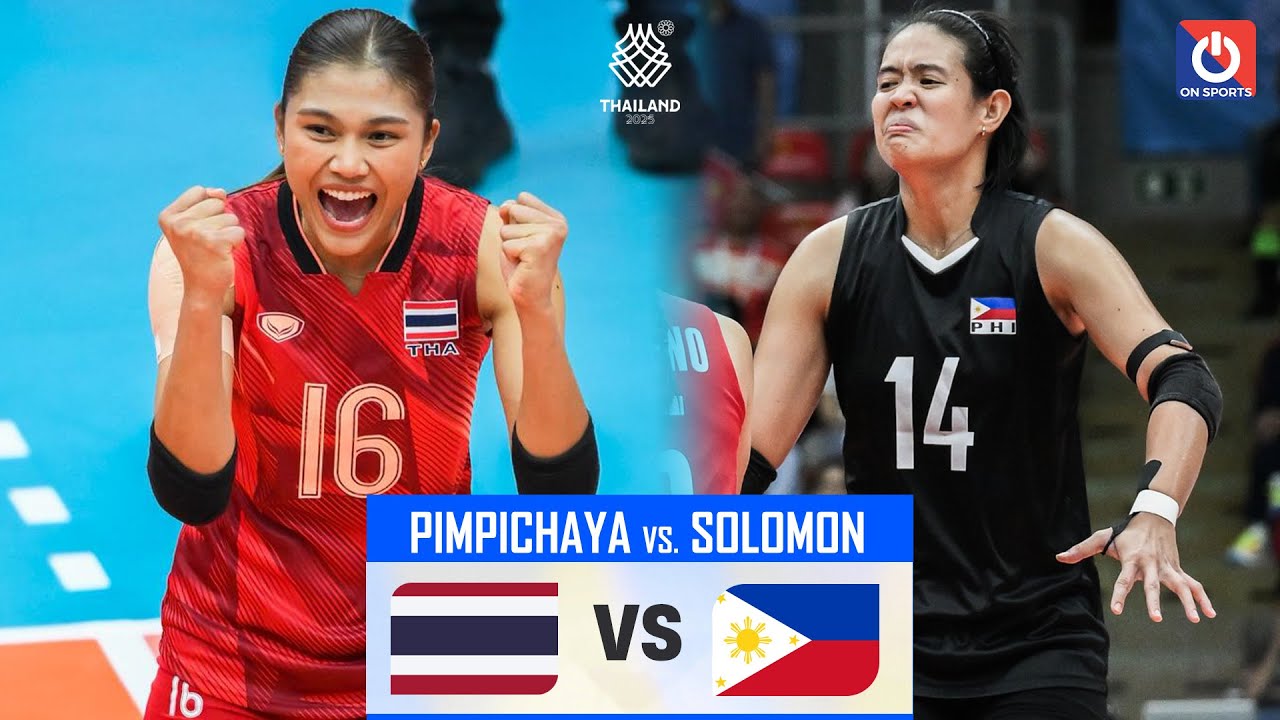 FULL THÁI LAN vs PHILIPPINES | Pimpichay vs. Solomon đại chiến rực lửa | SEA Games 33