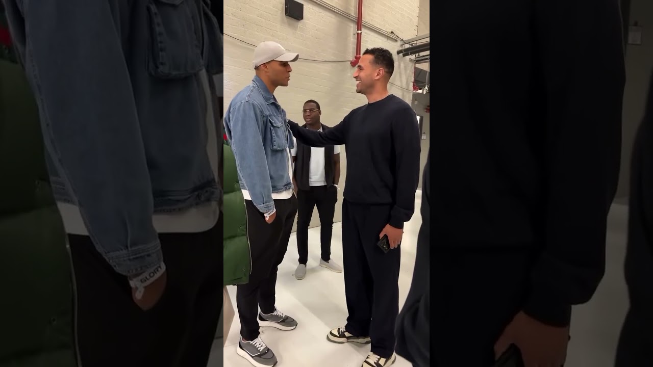 Badr Hari and Levi Rigters are in the house at #GLORY99!