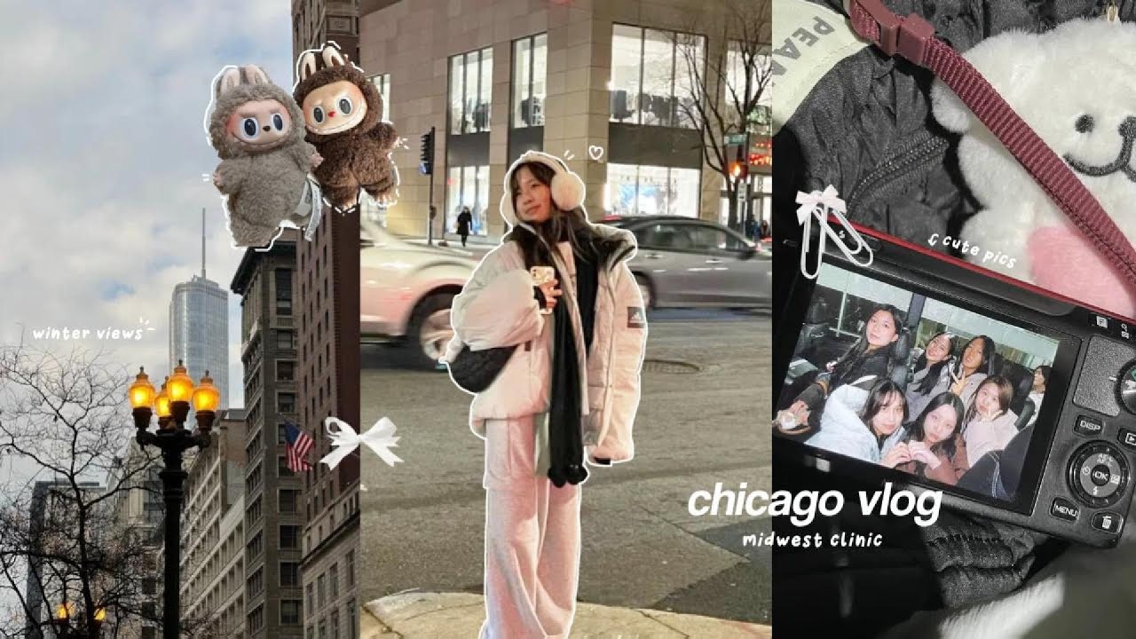 CHICAGO VLOG⛄: winter in the city, concerts, sightseeing, popmart, shopping and good food