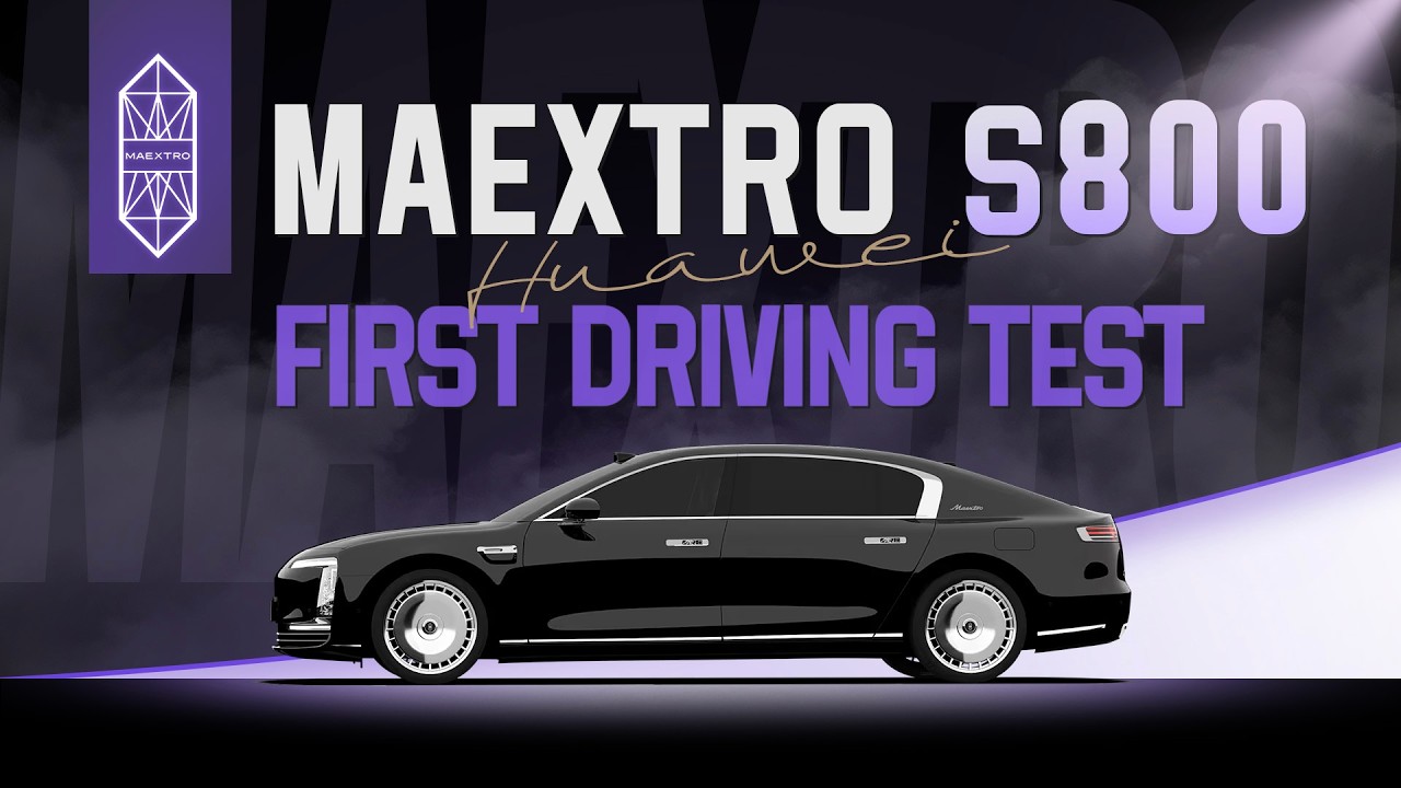 The #1 EV to Watch in 2025 - Huawei Maextro S800 First Driving Test
