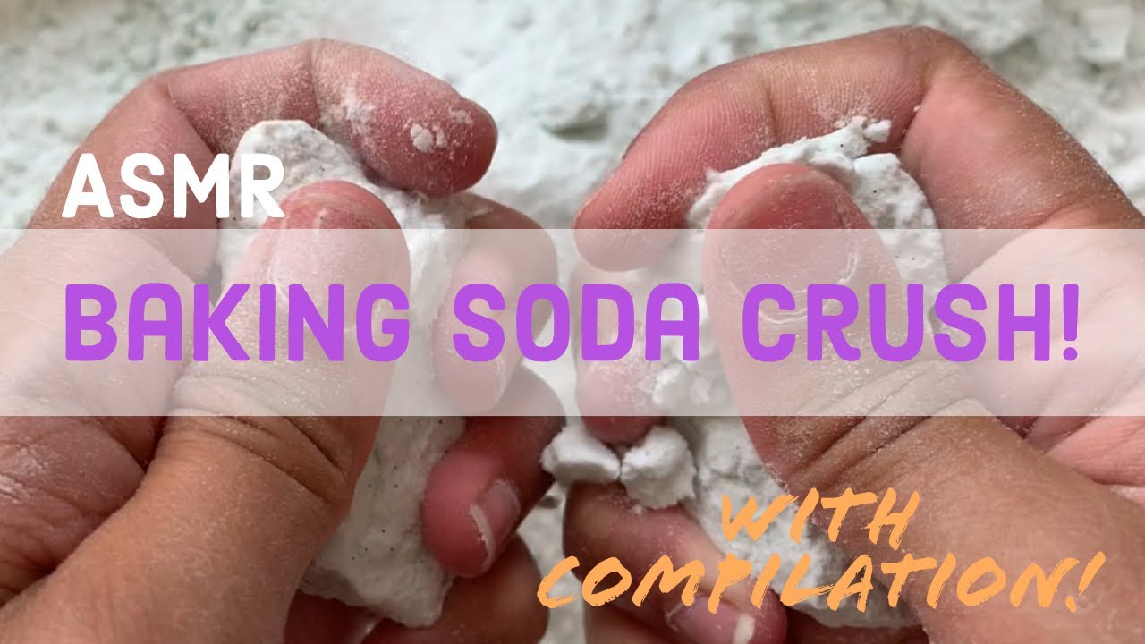 The most SATISFYING baking soda crumble! With full COMPILATION! Anxiety/Stress relief & sleep aid 💤