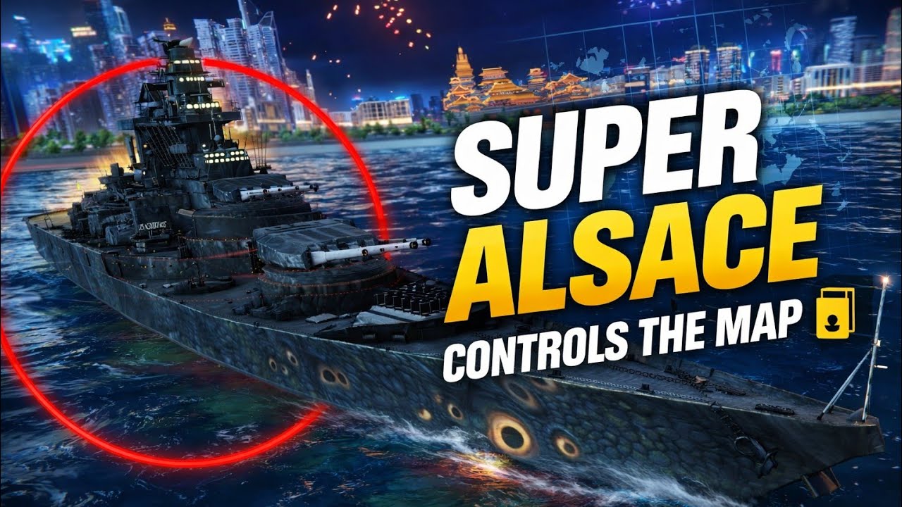 Super Alsace Controls the map ✊😬🔥 Modern Warships