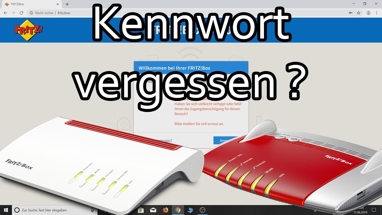 Fritzbox Kennwort vergessen - Werkseinstellungen wiederherstellen