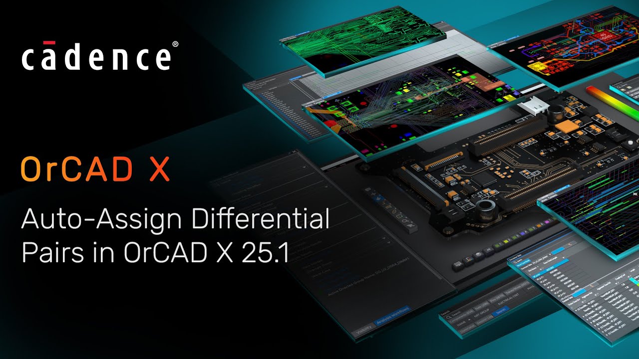 Автоматическое назначение дифференциальных пар в OrCAD X 25.1