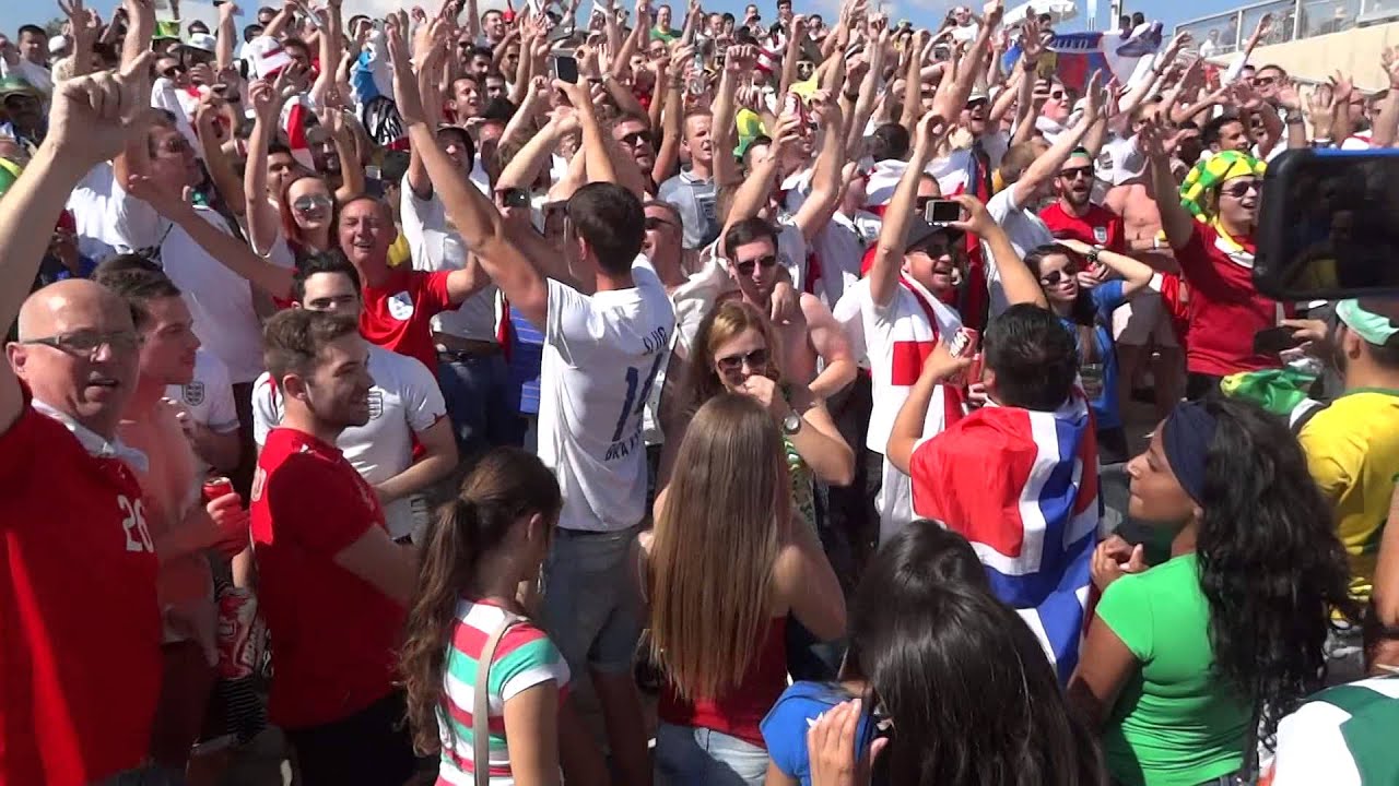 England 2014 World Cup Chant - 10 German Bombers