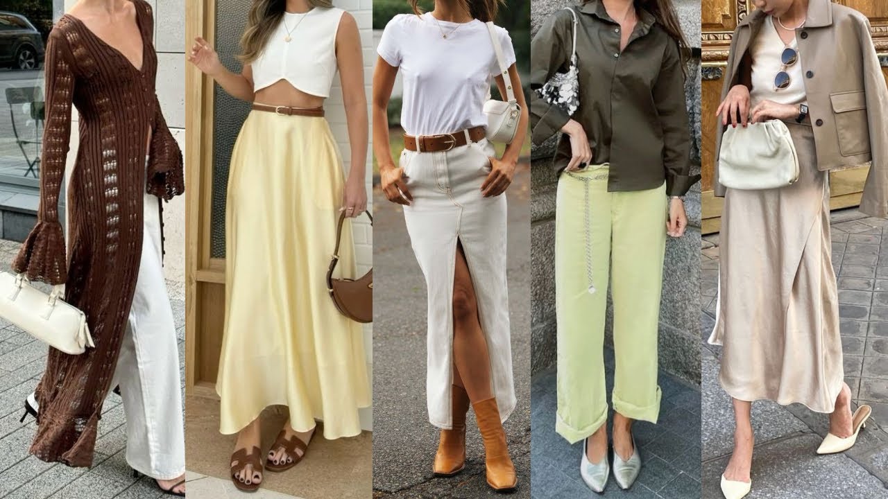 TENDENCIAS DE MODA 2025/ ATUENDOS ELEGANTES Y SENCILLOS CON ROPA en tendencia de moda