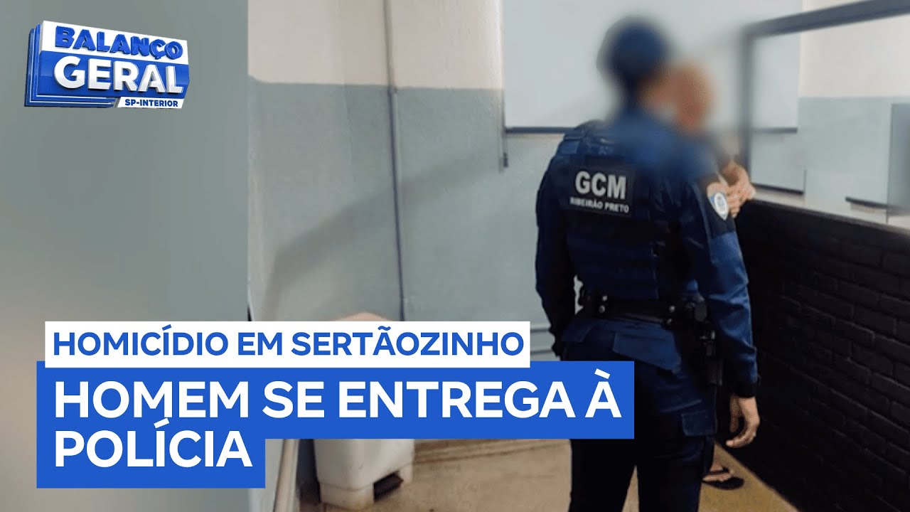 Homem procura a pol&iacute;cia e confessa ter cometido um homic&iacute;dio em Sert&atilde;ozinho (SP)