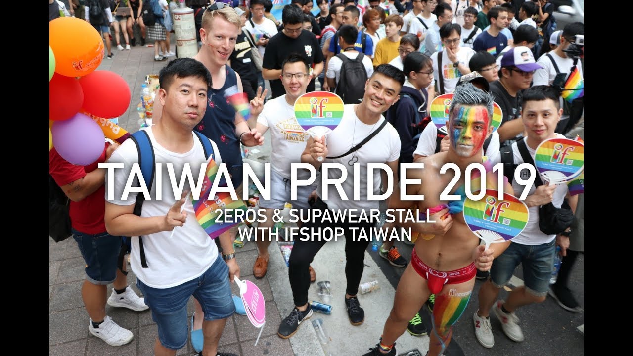 VLOG: Taiwan Gay Pride 2019 | 2EROS & SUPAWEAR Stall and Parade walk!