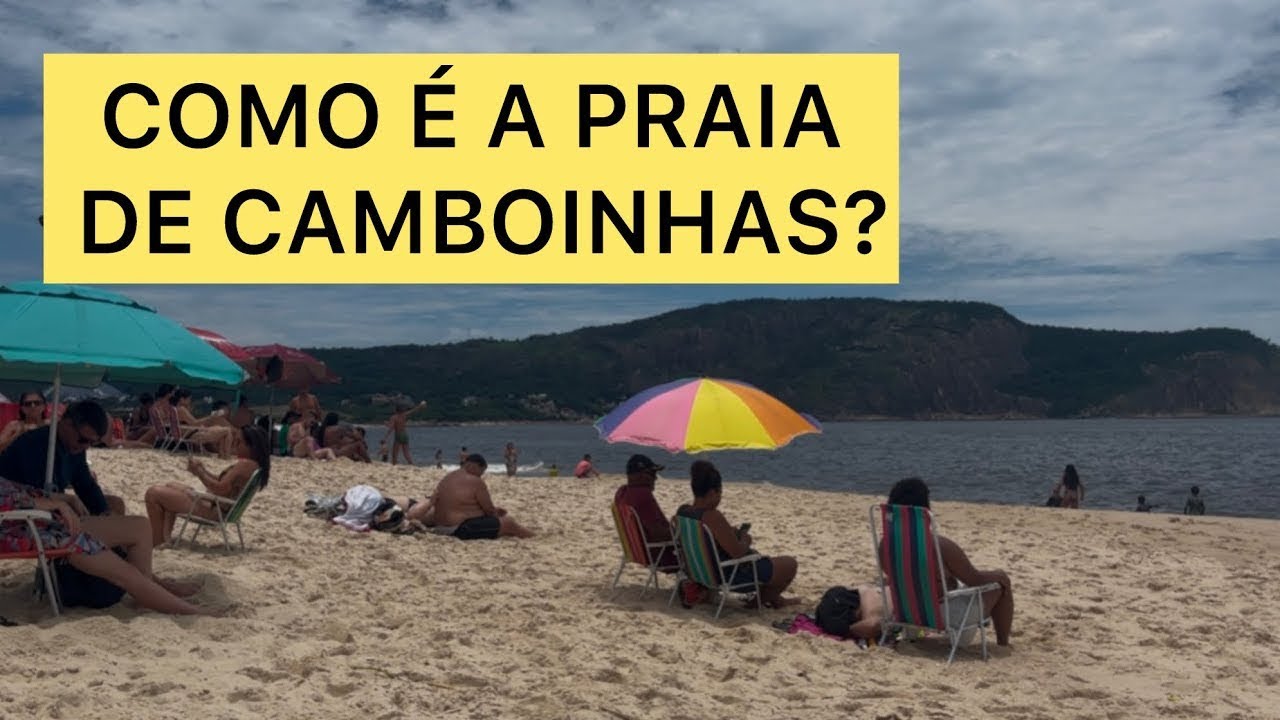 INFORMAÇÕES SOBRE A PRAIA DE CAMBOINHAS - NITERÓI - RJ.