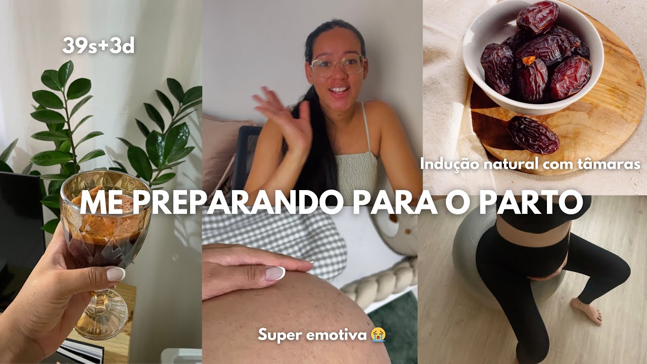 ✨ VLOG | Me preparando para o parto normal, emotiva, exercícios, suco detox, organização | 🩵🤰✨