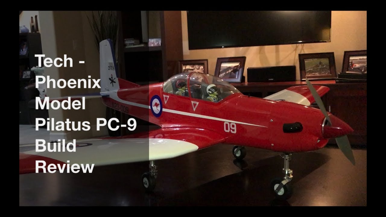 Обзор сборки радиоуправляемого самолёта Phoenix Model Pilatus PC-9