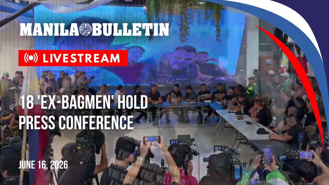 LIVE: 18 'ex-bagmen' hold press conference on flood control anomalies