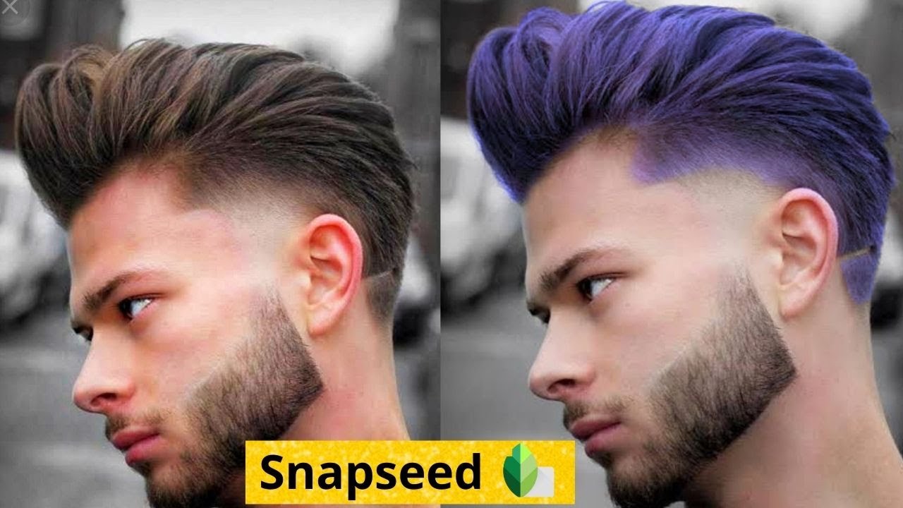 How to change hair colour in snapsheed🔥 |  snapseed photo editing🔥🔥