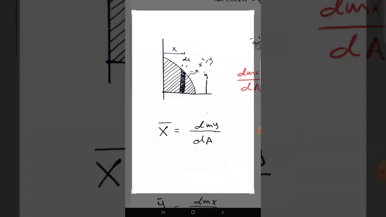 محاضرة ميكانيك هندسي موضوع centroid
