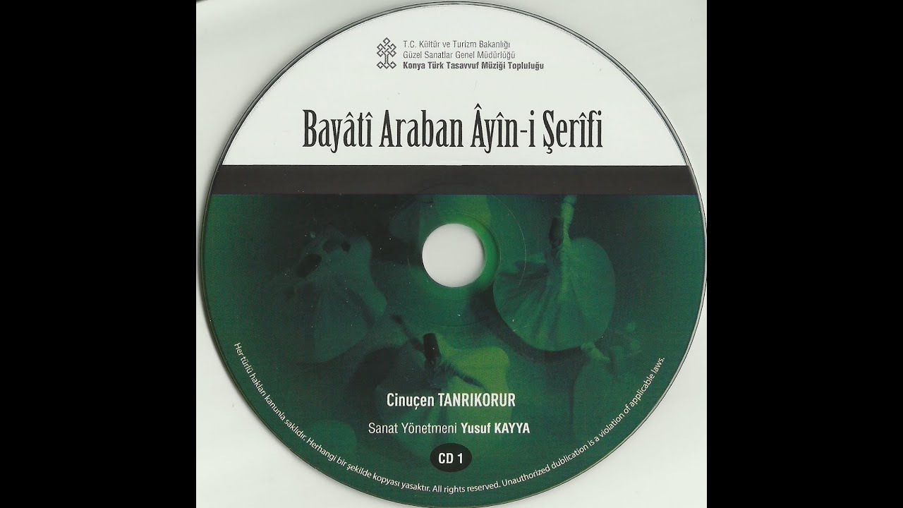 Bayati Araban Ayin-i Şerifi CİNU&Ccedil;EN TANRIKORUR  #Konya T&uuml;rk Tasavvuf M&uuml;ziği Topluluğu