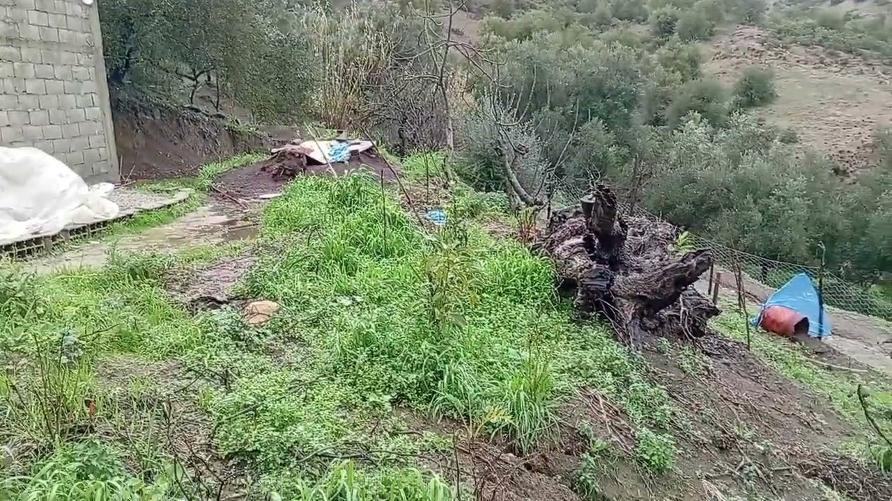 فيضانات خطيرة في جهة وزان مشهد يبكي