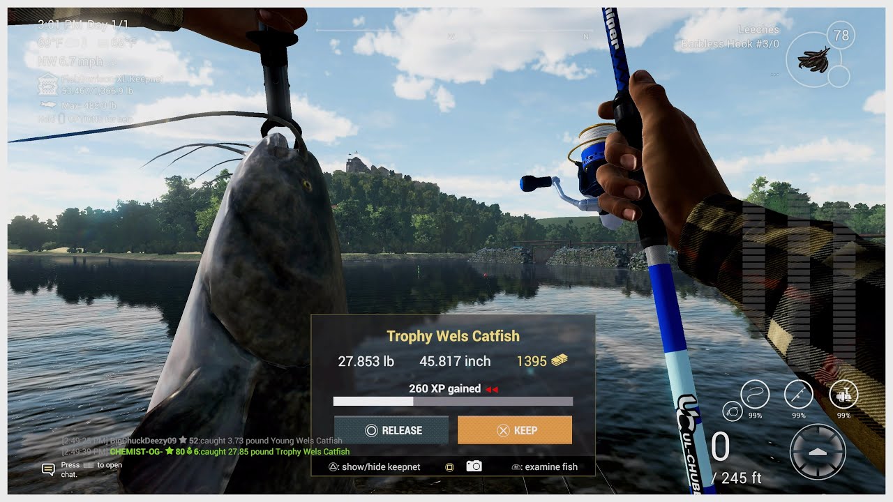Trophy Wels Catfish Guide - Tiber River Best Hotspot - Fishing Planet
